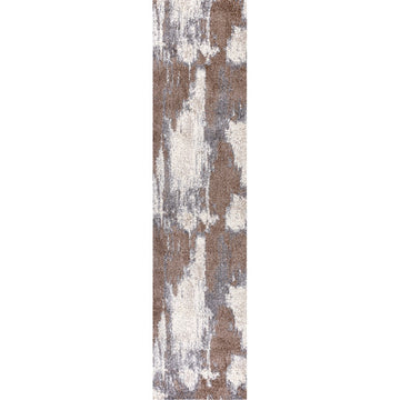 Zoe Contemporary Bohemian Abstract Marble Area Rug